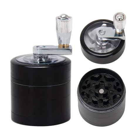 Macina Sale Pepe Macina noci e spezie dure for noce moscata, zenzero, salgemma e pepe in grani. Utensili manuali, frantoi (Color : Black)