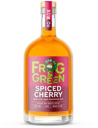 Frog and Green Spiced Rum Cherry flavoured Spirit 70cl | 20% abv