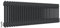 300x1460mm Double Traditional Cast Iron Column Radiator Black Style Heater Interior Designer Horizontal Bathroom Radiators
