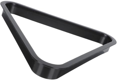 BESPORTBLE Râtelier de Billard Triangle Mini en Plastique Noir