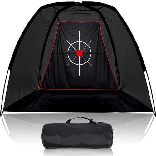 KAIDIDA Filet d'entraînement de golf : 240 x 180 x 150 cm Bâche PE en acier inoxydable Pare-chocs Montage rapide pour adultes-enfants Jardin-Intérieur Driving