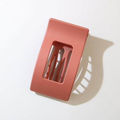 Large seamless spray paint flat duck bill clip hairpin back head hairpin hair accessories (3 packs) (#17 Frosted orange)