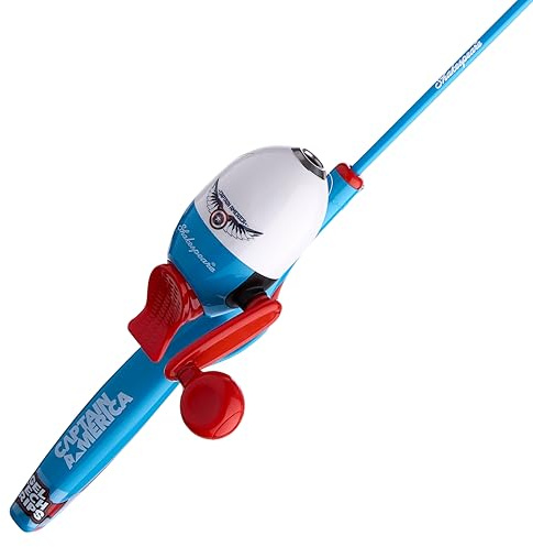 Shakespeare Marvel Captain America Children's Fishing Beginner Kit