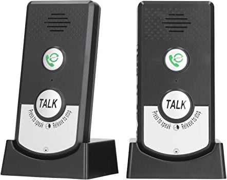 Citofoni Wireless per Casa Portata 20~50M, Sostituzione Citofono Stanza A Stanza A 2 Vie per Cameretta Dei Bambini Uffici Domestici E Aziendali, Interfonico