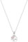 s.Oliver Kette mit Anhänger 925 Sterling Silber Mädchen Kinder Halsschmuck, mit Zirkonia synth., 37+3 cm, Silber, Kleeblatt, Kommt in Schmuck Geschenk Box, 2037847