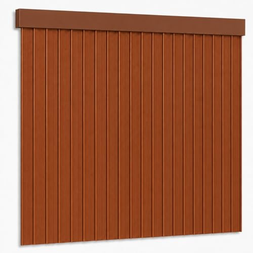 Cortinas Exterior Puerta | Personalizable | Material Plastico PVC y Barra Aluminio | Ideal para Terraza y Porche | Antimoscas | PERTONI TENDE (Caramelo, Alto 220cm x 120cm Ancho)