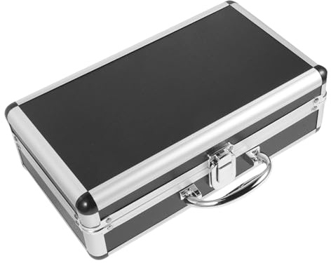 TOKIDNY Maleta para Micrófono Inalámbrico con Espuma Precortada Estuche Portátil Rígido para Almacenamiento y Transporte de Micrófonos de Mano y Accesorios Resistente y Ligero para Uso
