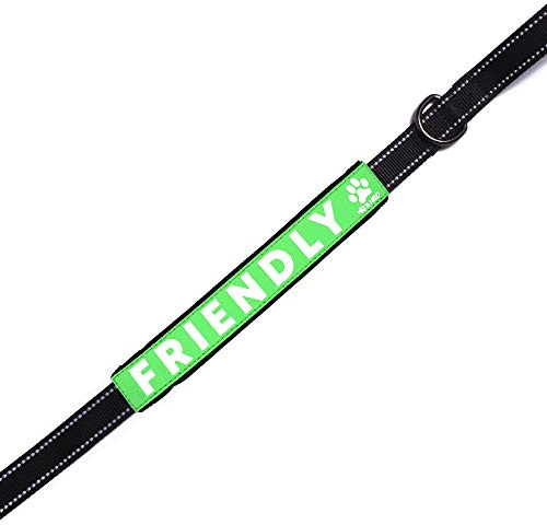 Max and Neo Leash Sleeves Friendly - We Donate 1 for 1 to Dog Rescues for Every Product Sold (2 Sleeves, Friendly)