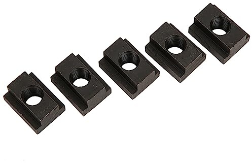 5 Pezzi Ossido, Dadi per Scanalature a T M12, Dadi per Scanalature a T Dadi Dadi per Scanalature a T Finitura Dadi per Scanalature a T Filettature M12 Che Si Adattano Alle