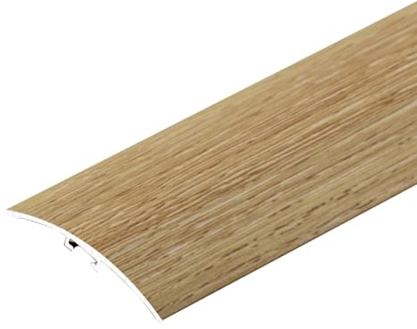JTPMYFT Perfiles de transición for Suelos de aleación de Aluminio, perfiles de umbral, perfiles de Borde for Suelos de Madera y baldosas, y separadores de Juntas de Suelo(Oak)