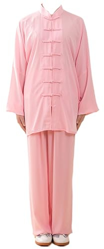 GoldeneAmeisen Tai Chi Anzug Damen,Unisex Kung Fu und Tai Chi Uniform,Leichte Kostüme für Kung-Fu-Morgenübungen,Kampfkunst Anzug,Locker Und Bequem,für Meditation,Kampfsport,Wing Chun-Bekleidung
