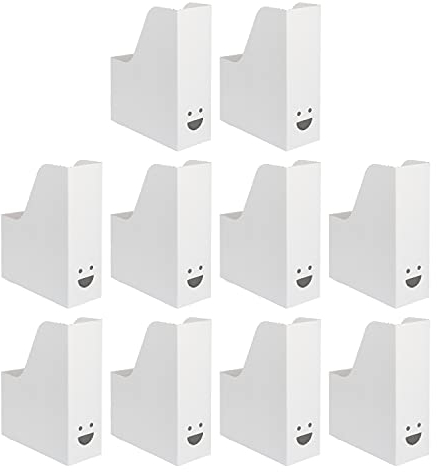 Ikea TJABBA Stehsammler Leichtgewichtig Basic weiß Wellpappe 30x25x10cm 10er Set