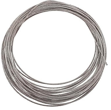 DOITOOL Wäscheleine Aus Draht Y-Kabel Deck Geländer Kabel Wäschetrockner Winddichte Wäscheleine Elektrisches Kabel TRS-Kabel Winddichte Wäschetrocknung Kleidung Edelstahl 304 Draussen