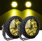 Safego LED Arbeitsscheinwerfer 5 Zoll 60W Runde LED Offroad Zusatzscheinwerfer 12V 24V Scheinwerfer IP67 Wasserdicht Nebelscheinwerfer für Traktoren, Trecker, Bagger, Boot, 4X4, LKW, UTV, ATV