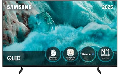 Samsung TV 50 Pulgadas QLED Q7F 4K Smart TV con Vision AI, 100% Volumen de Color con Quantum Dot y más de 500 Canales