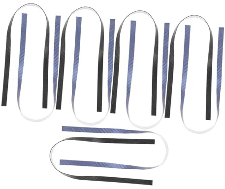 TOBBOMEY 10 pièces Bande de Protection pour Raquette de Tennis de Table Ruban Autocollant Anti-Collision Noir et Bleu Protection Bord et Résistante Aux Chocs pour Pagaie de Tennis de Table