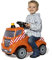 Ferbedo Babyrutscher Truck Service (Rutschfahrzeug für Kinder von 1,5 - 4 Jahre, Babyrutscher mit Service-Design, mit Blinklicht + Sirene, Kinderfahrzeug mit Flüsterlaufreifen) 171231