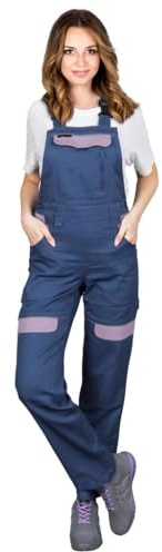 Reis Peto Protector CORTON-L-B para Mujer, 100% Algodón, Alta Comodidad y Seguridad, Reflectante, Ajustable, Color: azul marino-brezo oscuro, Talla 40
