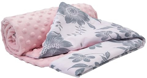 Medi Partners Babyfilt Nyföddfilt - Gosig Filt Gåva 75x100cm För Småbarnsflickor Lekmatta Spjälsäng Barnvagn 100% Bomull