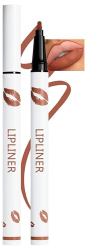 Erinde Delineador de labios resistente al agua, resistente al agua, lápiz labial de larga duración, lápiz labial de larga duración, lápiz labial suave natural #005