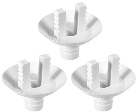 uxcell Air Conditioner Drain Hose Connector Elbow Fitting for Mini-Split Units and Window AC Unit 28mm 3Pcs