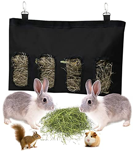 Heu Futterbeutel Heu-Feeder-Aufbewahrung Meerschweinchen-Heutasche Kleine Tierfutter-Aufbewahrungstasche Aufbewahrung Für Meerschweinchen Futterstation Für Kaninchen Grosse Kapazität
