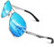 CGID Sonnenbrille Herren Pilotenbrille Polarisiert Ultraleichte AL-MG Metallrahmen Klassische Fliegerbrille UV400 Schutz CAT3 CE Fahren Angeln Laufen Outdoor