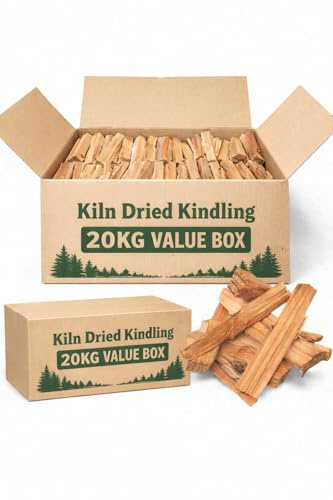 XL Box Premium Kiln Dried Kindling Wood 20-23KG £1.45/KG for Log Burners, Fire Pits and Chimineas, Natural Fire Starter By Nicholson's Country Supplies