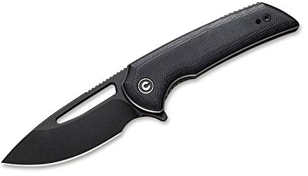 WE Knife Unisex – Erwachsene Odium G10 Full Black Taschenmesser, Schwarz, 15,7 cm