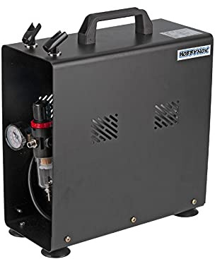 Hobbynox Airbrush Kompressor 1/6HP 3 Liter Tank0-4 Bar HNAS186A