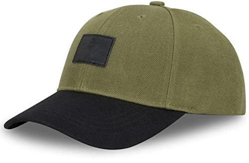 Johnny Urban Gorras de Hombre para Mujer y Hombre Verde/Negro - Dean - Elegante Gorras de Baseball Ajustable y con Logo Chapado - Talla Única Unisex Adulto - Gorros de Trucker