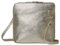 Small Vera Pelle Handbag Genuine Leather Cross Body Bag for Women Italian Mini Shoulder Bag Highquality Strap (Gold)