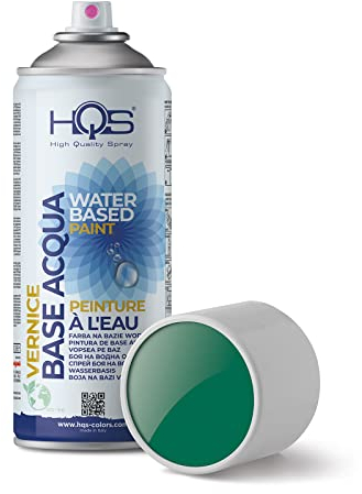 HQS Bomboletta di Vernice Spray 400ml Base Acqua Colori Ral (Ral 6029 Verde Menta)