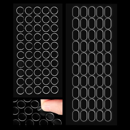 400pcs Adhesive Sticky Dots, Removable Gel Glue Putty Adhesive Dots Double Sided Clear Sticky Tack Museum Action Figures Mounting Putty for Crafts Balloons Poster Museum Wall Hanging
