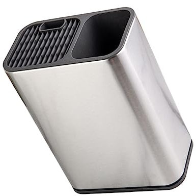 Warmhm Contenitore Portaoggetti per Utensili in Acciaio Inossidabile Design Versatile per Risparmiare Adatto per Cucine Domestiche e Ristoranti