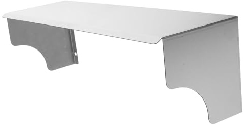 FUTUREORYY Protection Boîte aux Lettres Murale Anti-pluie en Acier Inoxydable 405 Mm, Couverture Extérieure Étanche sans Fond, Barrière Solide pour Jardin et Équipements Extérieurs