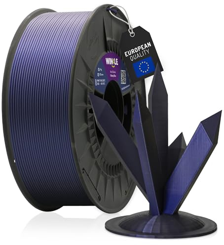 WINKLE PLA HD Interferenz Filament 1.75mm Galaxie Blau, 1kg Spule, 3D Drucker Filament Kompatibel mit FDM Druckern, 3D-Druckmaterialien, Maßgenauigkeit +/- 0.05mm, Leicht zu Bedrucken