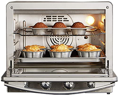 Horno Monoventilador Acero Inoxidable Clase Energética Interior Esmaltado Horno Premium Convección Halógeno Cocina Horno Monoeléctrico Empotrado - Acero Inoxidable Útiles