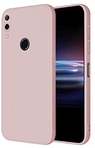 HONLEN Coque pour Huawei P Smart Z/Honor 9X Protection Étui, (6.59 inches) Liquide TPU Silicone Case Anti Rayures Ultra Mince Souple Cover en Silicone Poudre de Sable