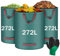 Flintronic Gartenabfallsack, Gartensäcke für Gartenabfälle 3X 272l, Grünschnittsäcke faltbar, Garten Sack Laubsack Abfallsack für Gartenabfälle Grünschnitt Laubabfall