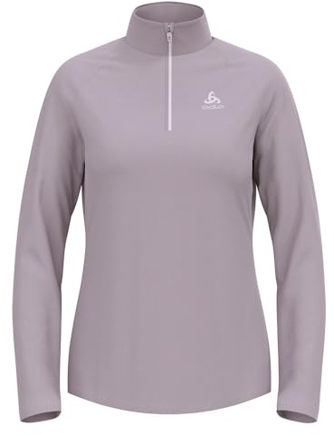 Odlo Fleecepullover Damen Besso I Midlayer mit Halbreißverschluss I Langarm Wandershirt