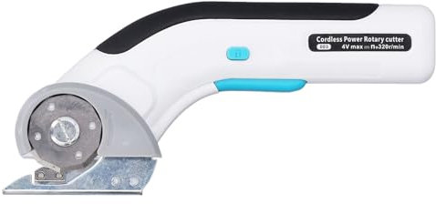 Ciseaux électriques sans Fil, Ciseaux à Tissu Rechargeables 320 Tr/min avec Verrouillage de sécurité, Coupe-tapis en Cuir Polyvalent et Coupe-carton pour la Couture, le