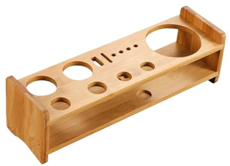 Bartender Kit Stand - Bartender Kit Storage Stand | Trä Utrymmesbesparande Bartenders Kits Shaker Hållare, Wood Bartenders Kits Hållare Professionella Dryckesverktyg, Dryckesmixerställ Tillbehörsdispl