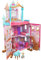 KidKraft Disney Prinzessinnen Dance & Dream Schloss Puppenhaus aus Holz, Spielset mit Musik und beweglicher Tanzfläche für 30 cm Puppen, Spielzeug für Kinder ab 3 Jahre, 10276