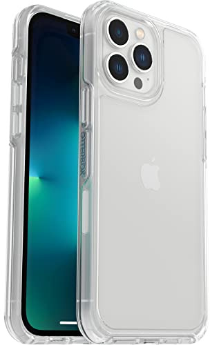 OtterBox 77-84347 Symmetry Clear Case, Shockproof, Drop proof, Protective Thin Case, 3x Tested to Military Standard, Antimicrobial Protection, Clear, iPhone 13 Pro Max/iPhone 12 Pro Max