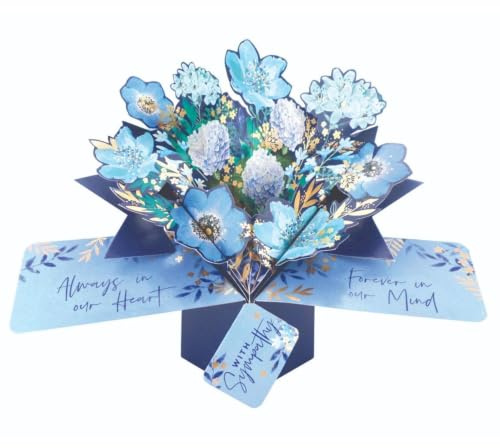 With Sympathy In Our Heart Pop-Up Greeting Card Second Nature 3D Pop Up Cards