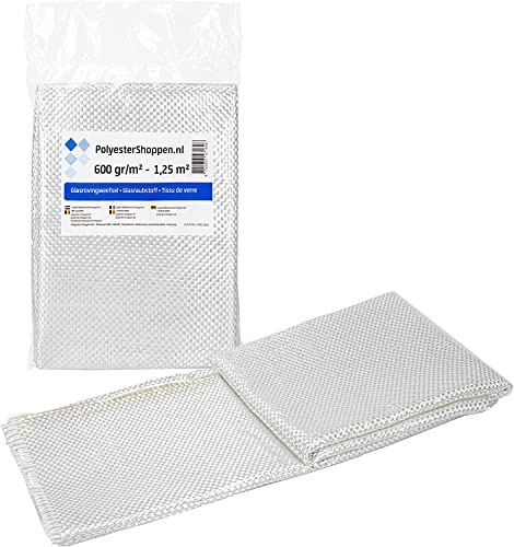POLYESTERSHOPPEN.NL Tessuto Roving | Tessuto di vetro | 1 m², 300 g/m² | Appositamente progettato per resine in poliestere, resine epossidiche