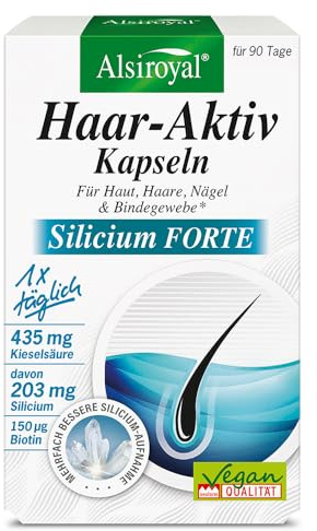 Alsiroyal Haar-Aktiv-Kapseln Silicium Forte 90er