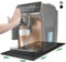 Inwee Alfombrilla para Cafetera, Alfombrilla de Silicona Debajo de la Cafetera, Alfombrilla Antideslizante 48x30cm, Alfombrilla de Silicona con Borde,para Siemens EQ6, De Longhi Magnifica, etc. Negro