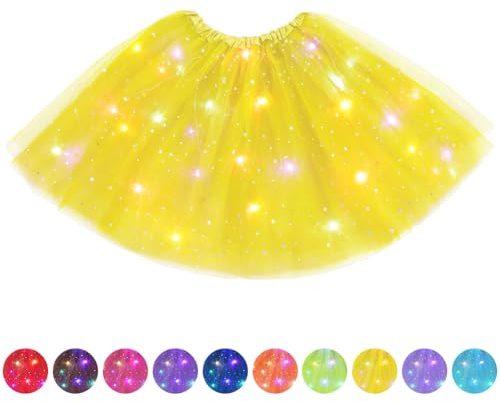 AYBUY Gonna Tulle a 3 Strati da Ballo, Tutu per Carnevale, Halloween, Matrimonio